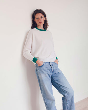 Annie Cashmere Crewneck Lily